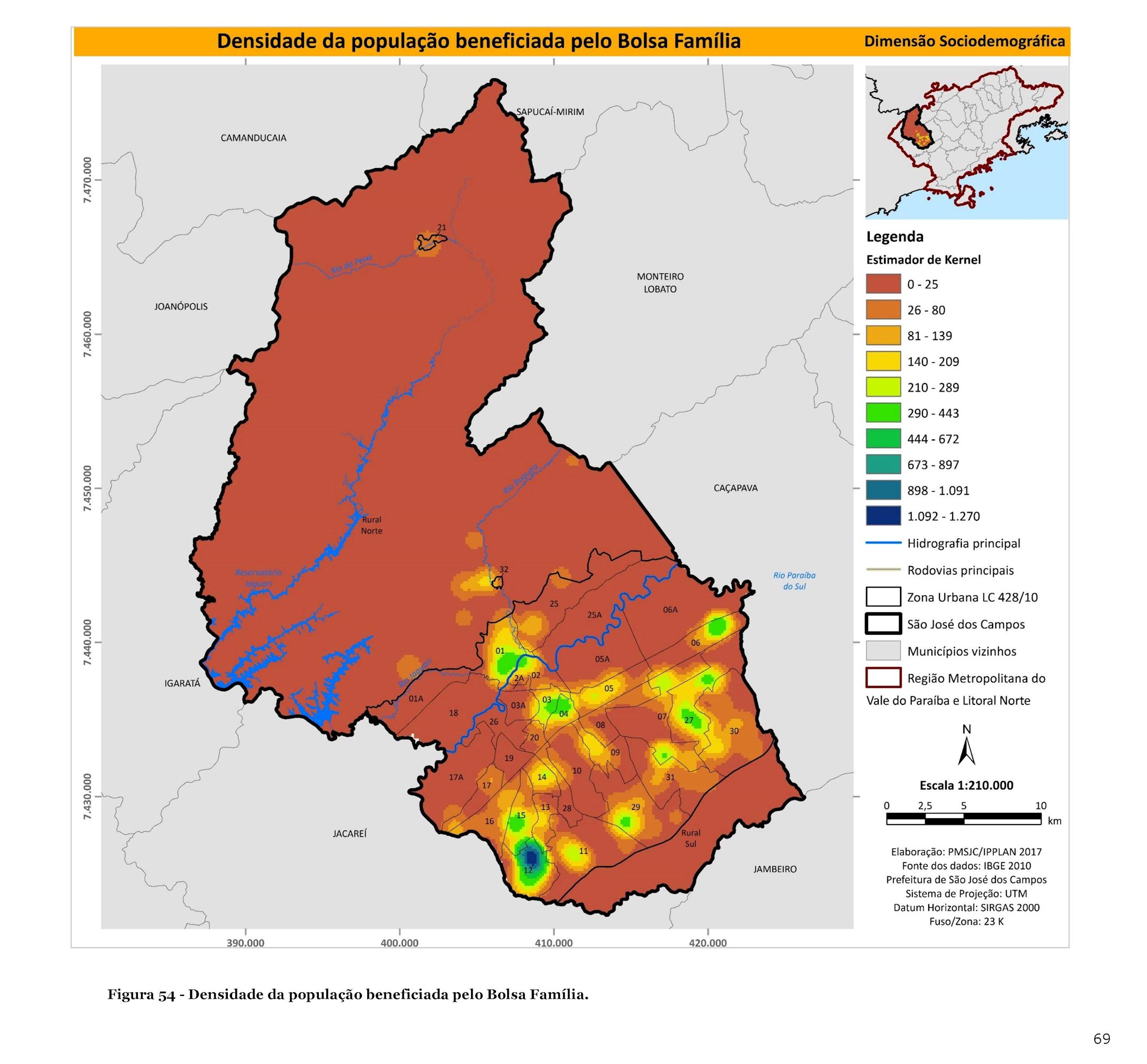 Densidade demográfica: cálculo, mapas, exemplos, exercícios